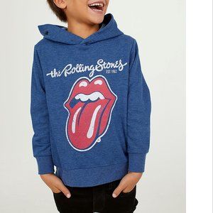 The Rolling Stones Tongue Logo rock Official Hoodie Boys 4-6 Last NWT